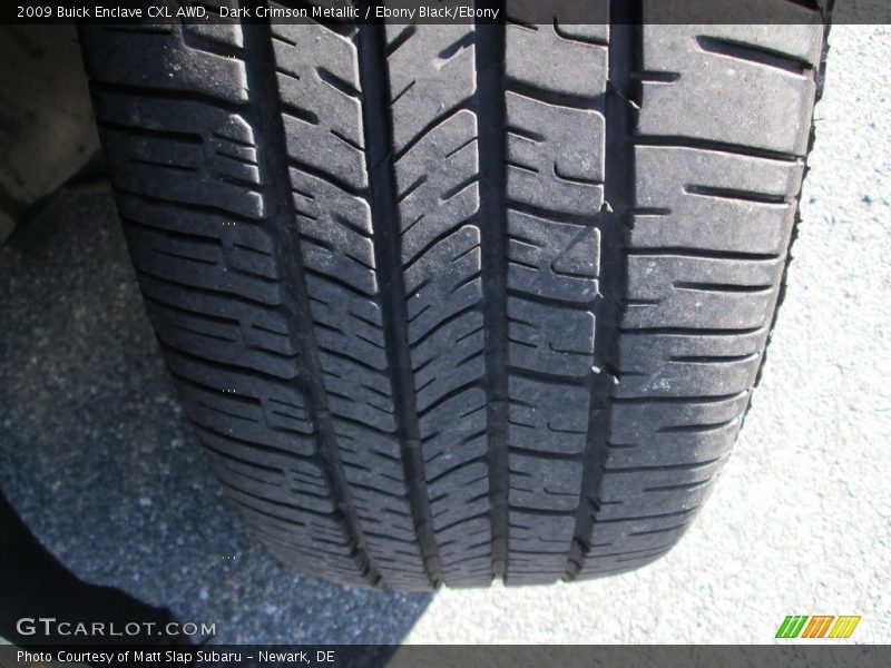 Dark Crimson Metallic / Ebony Black/Ebony 2009 Buick Enclave CXL AWD