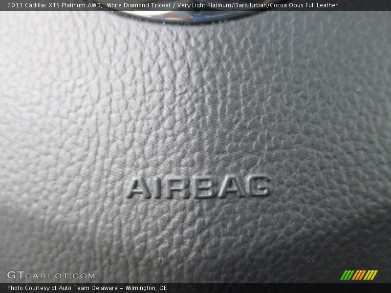 White Diamond Tricoat / Very Light Platinum/Dark Urban/Cocoa Opus Full Leather 2013 Cadillac XTS Platinum AWD