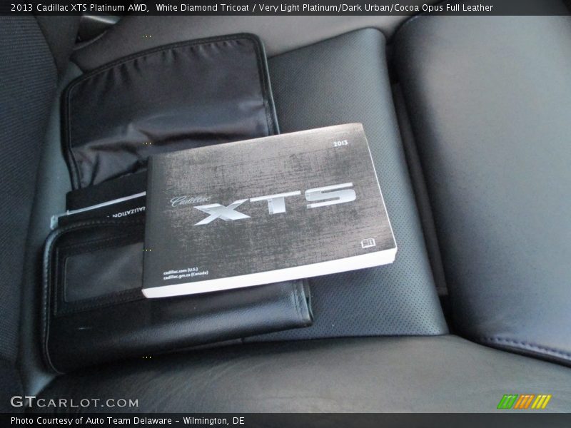 White Diamond Tricoat / Very Light Platinum/Dark Urban/Cocoa Opus Full Leather 2013 Cadillac XTS Platinum AWD