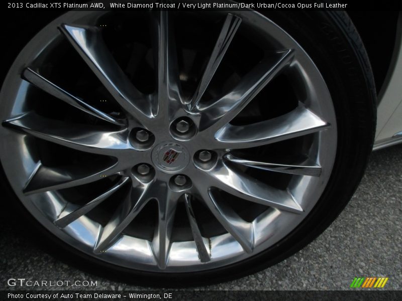 White Diamond Tricoat / Very Light Platinum/Dark Urban/Cocoa Opus Full Leather 2013 Cadillac XTS Platinum AWD
