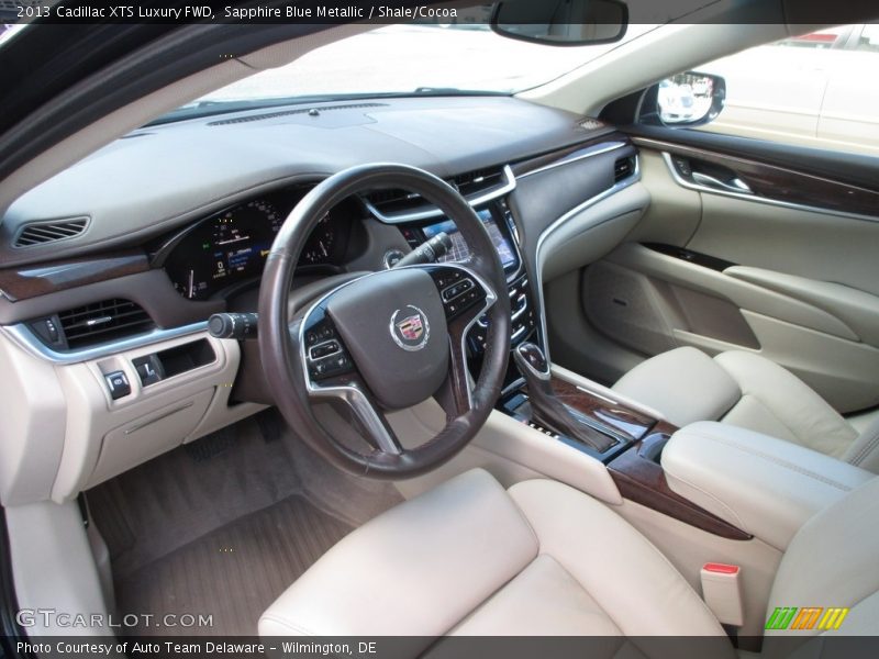 Sapphire Blue Metallic / Shale/Cocoa 2013 Cadillac XTS Luxury FWD