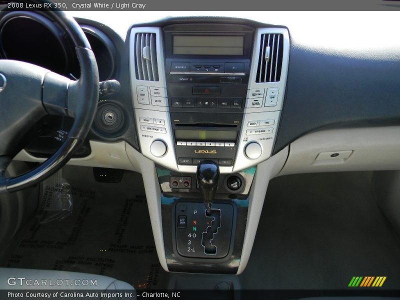 Crystal White / Light Gray 2008 Lexus RX 350