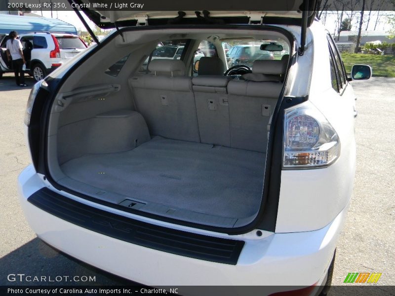 Crystal White / Light Gray 2008 Lexus RX 350