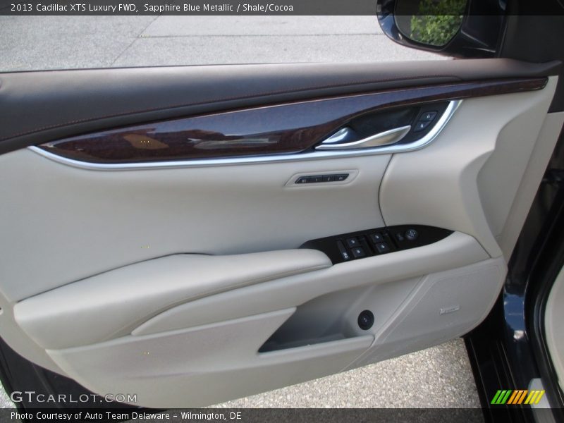 Sapphire Blue Metallic / Shale/Cocoa 2013 Cadillac XTS Luxury FWD