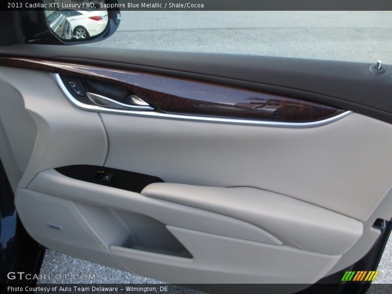 Sapphire Blue Metallic / Shale/Cocoa 2013 Cadillac XTS Luxury FWD