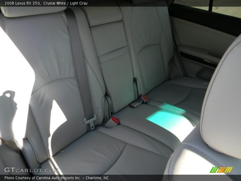 Crystal White / Light Gray 2008 Lexus RX 350