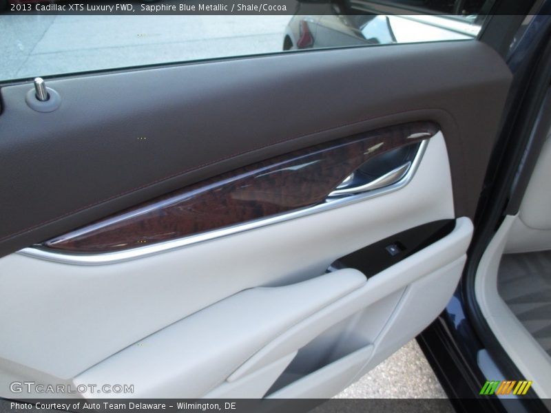 Sapphire Blue Metallic / Shale/Cocoa 2013 Cadillac XTS Luxury FWD