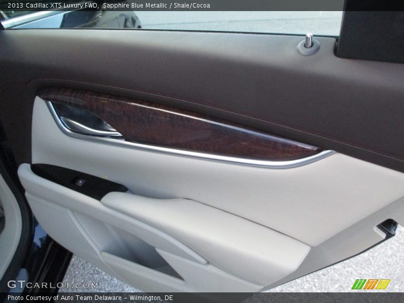 Sapphire Blue Metallic / Shale/Cocoa 2013 Cadillac XTS Luxury FWD