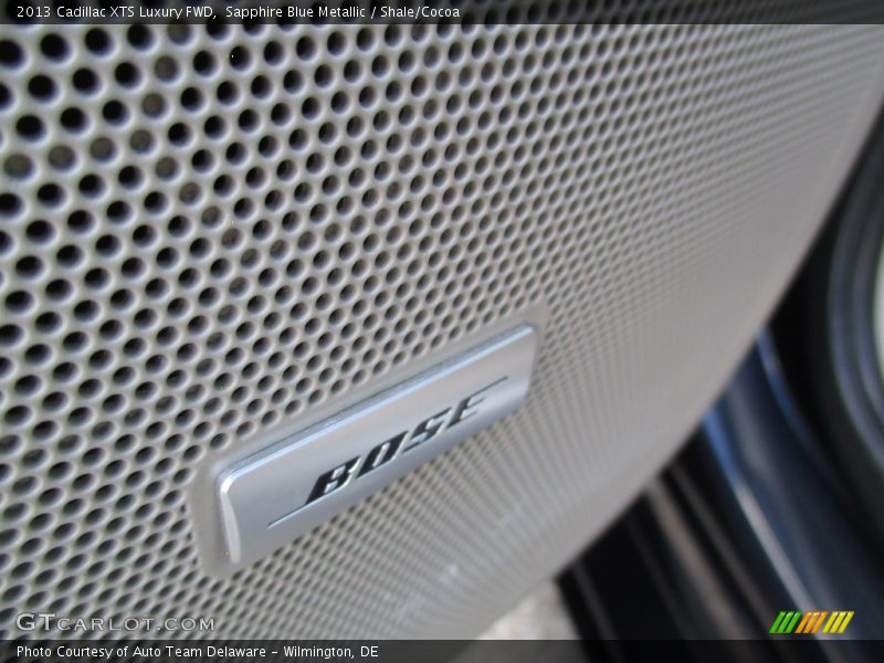 Sapphire Blue Metallic / Shale/Cocoa 2013 Cadillac XTS Luxury FWD