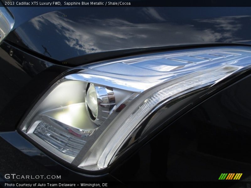Sapphire Blue Metallic / Shale/Cocoa 2013 Cadillac XTS Luxury FWD