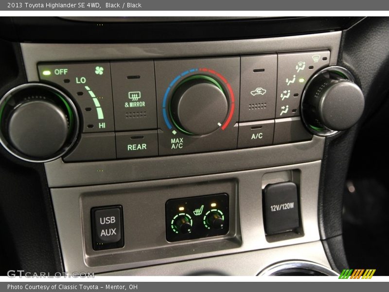 Black / Black 2013 Toyota Highlander SE 4WD