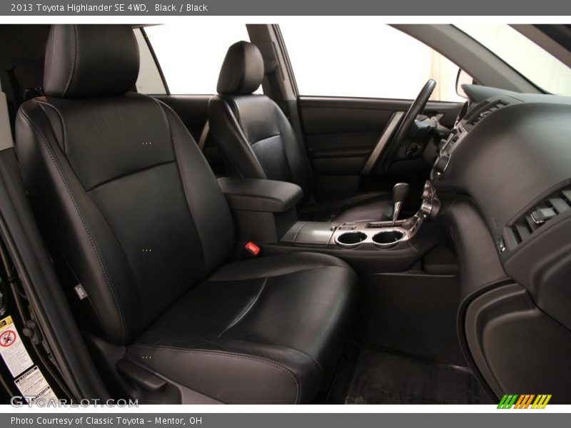 Black / Black 2013 Toyota Highlander SE 4WD