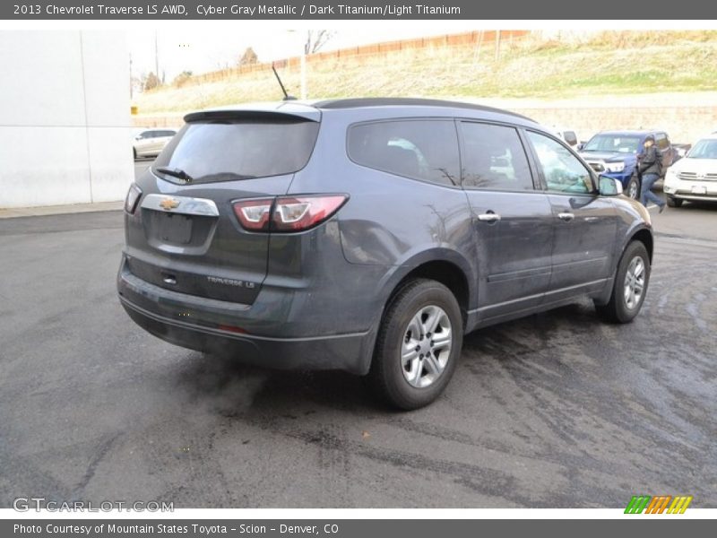 Cyber Gray Metallic / Dark Titanium/Light Titanium 2013 Chevrolet Traverse LS AWD