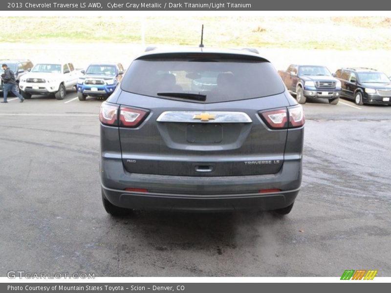 Cyber Gray Metallic / Dark Titanium/Light Titanium 2013 Chevrolet Traverse LS AWD
