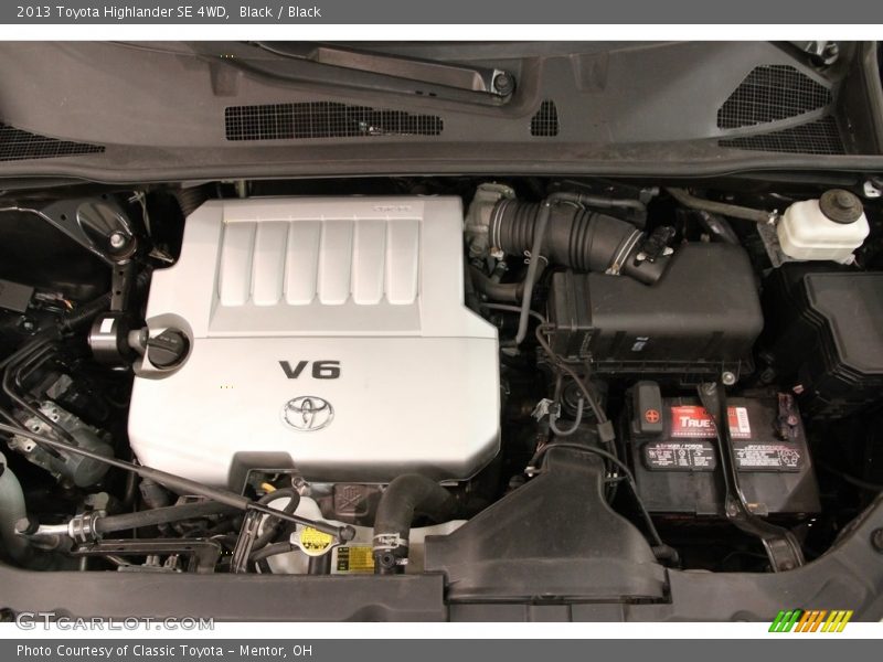 Black / Black 2013 Toyota Highlander SE 4WD
