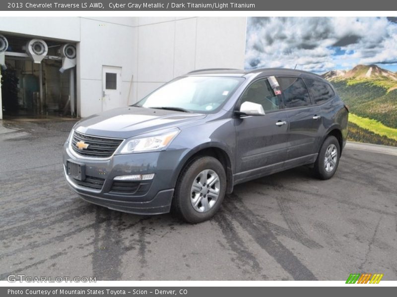 Cyber Gray Metallic / Dark Titanium/Light Titanium 2013 Chevrolet Traverse LS AWD