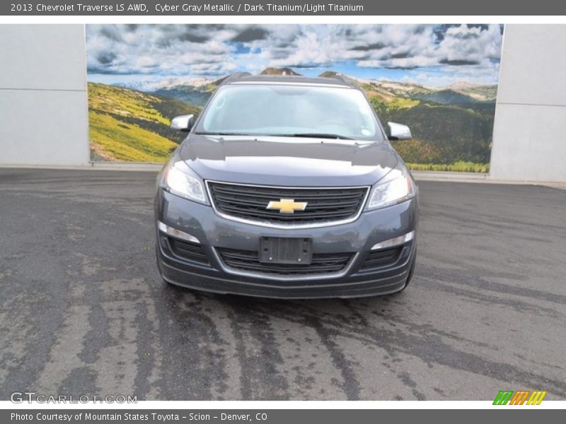 Cyber Gray Metallic / Dark Titanium/Light Titanium 2013 Chevrolet Traverse LS AWD