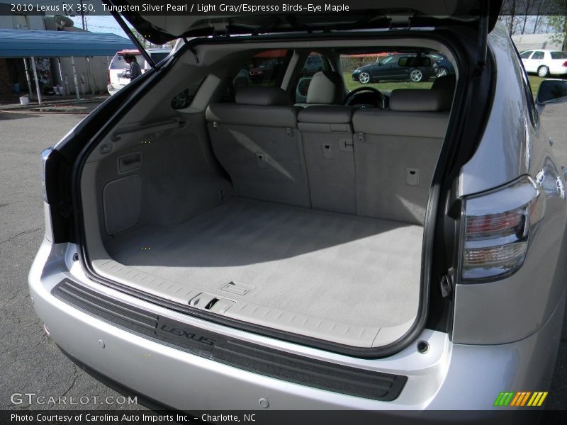 Tungsten Silver Pearl / Light Gray/Espresso Birds-Eye Maple 2010 Lexus RX 350