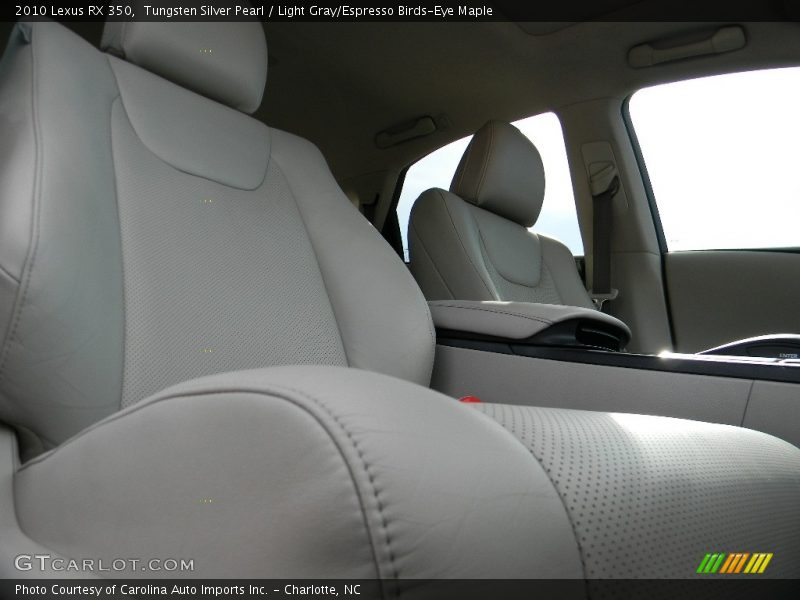 Tungsten Silver Pearl / Light Gray/Espresso Birds-Eye Maple 2010 Lexus RX 350
