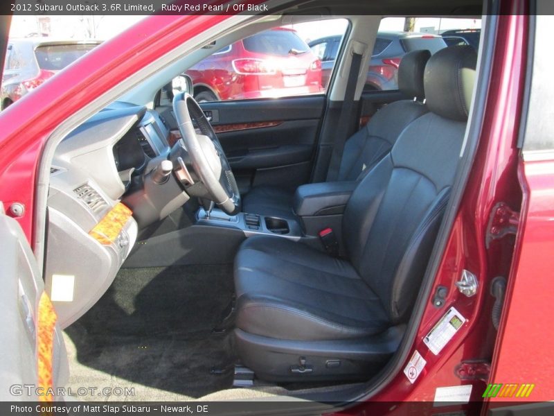 Ruby Red Pearl / Off Black 2012 Subaru Outback 3.6R Limited