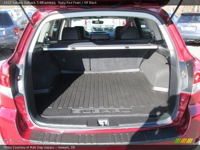 Ruby Red Pearl / Off Black 2012 Subaru Outback 3.6R Limited