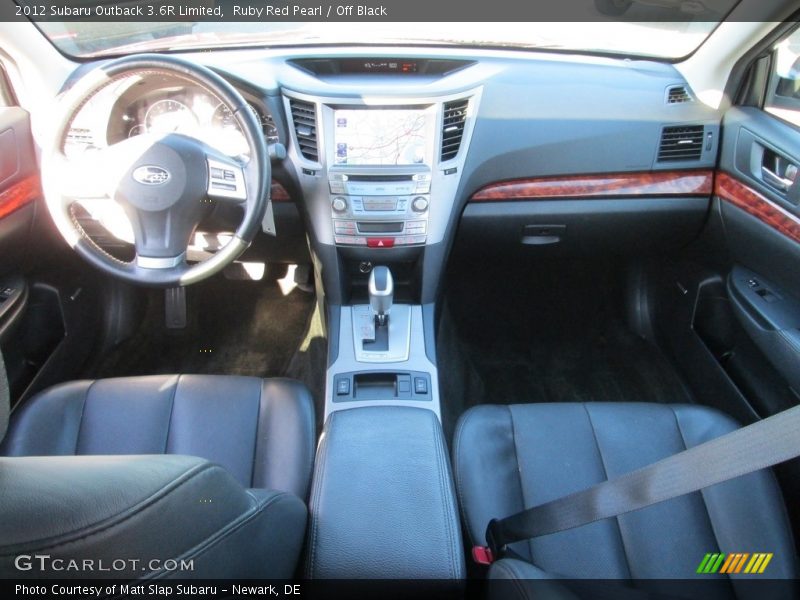 Ruby Red Pearl / Off Black 2012 Subaru Outback 3.6R Limited