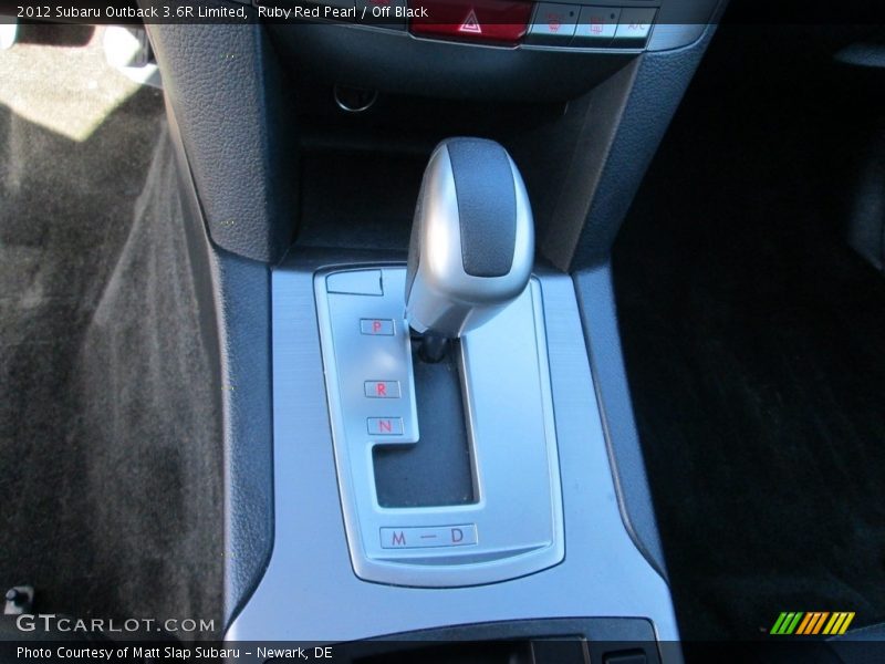 Ruby Red Pearl / Off Black 2012 Subaru Outback 3.6R Limited