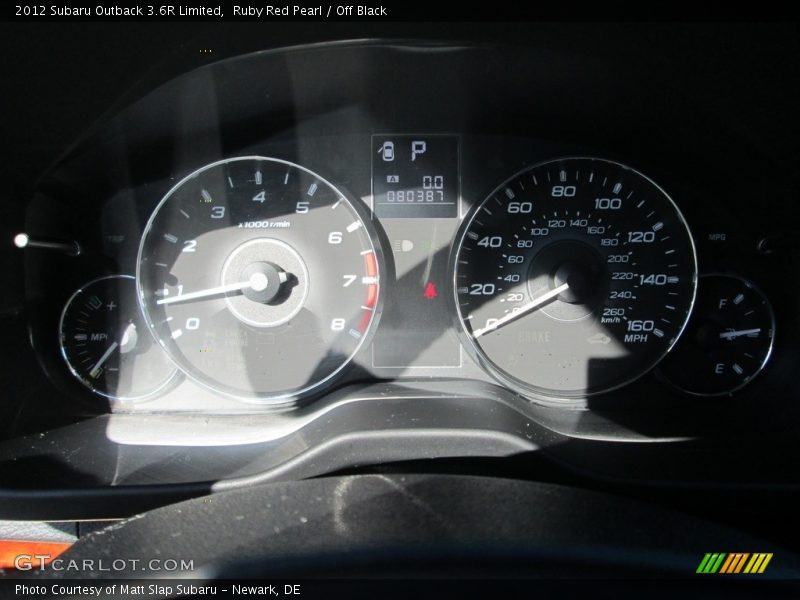 Ruby Red Pearl / Off Black 2012 Subaru Outback 3.6R Limited