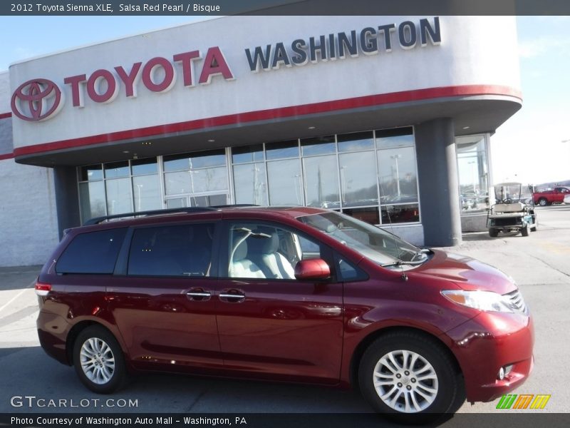 Salsa Red Pearl / Bisque 2012 Toyota Sienna XLE