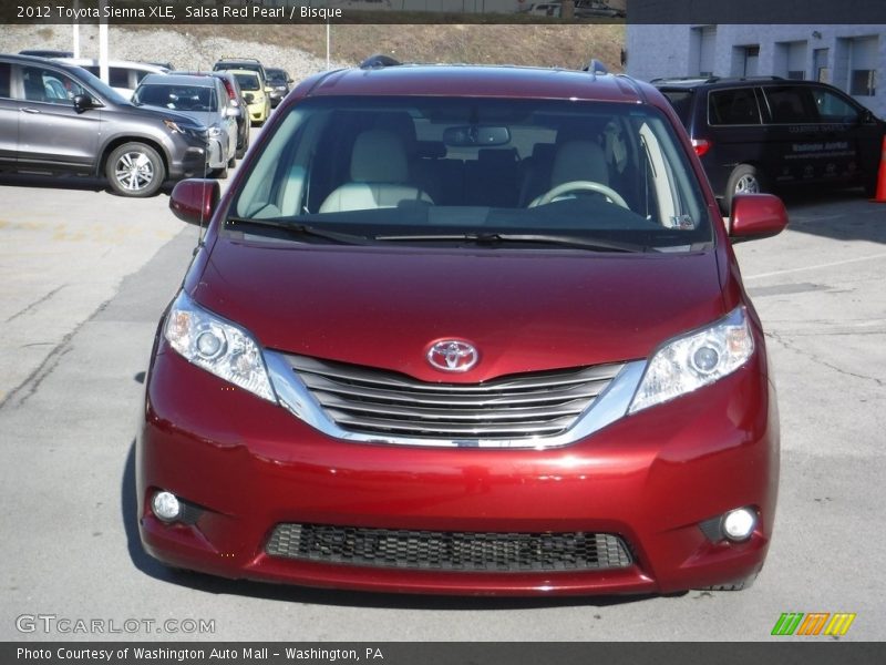 Salsa Red Pearl / Bisque 2012 Toyota Sienna XLE