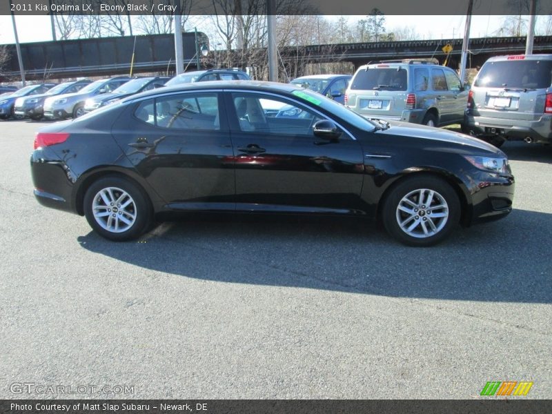 Ebony Black / Gray 2011 Kia Optima LX