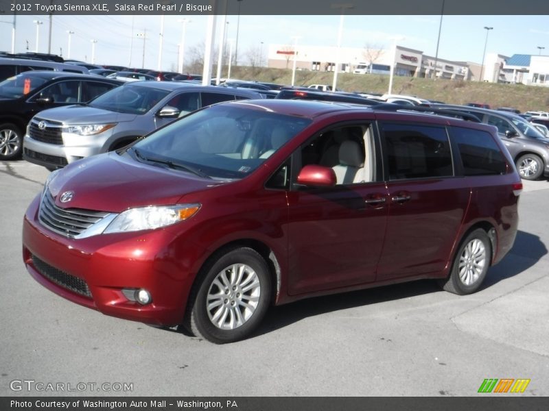Salsa Red Pearl / Bisque 2012 Toyota Sienna XLE