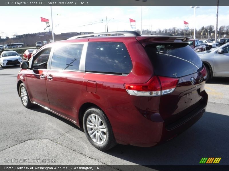 Salsa Red Pearl / Bisque 2012 Toyota Sienna XLE