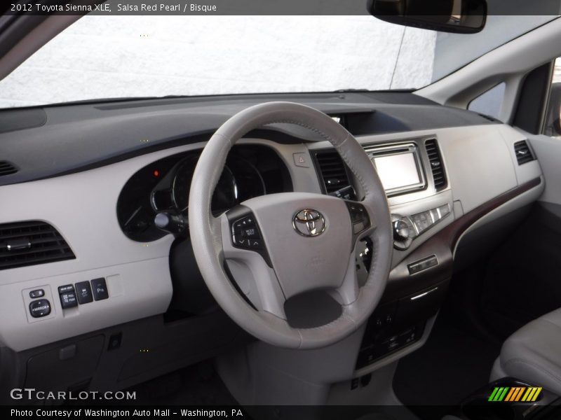 Salsa Red Pearl / Bisque 2012 Toyota Sienna XLE
