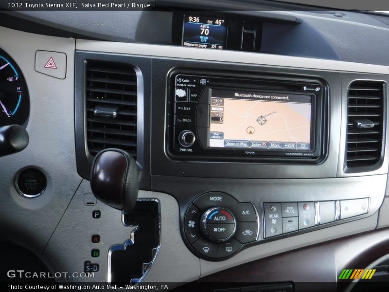 Salsa Red Pearl / Bisque 2012 Toyota Sienna XLE
