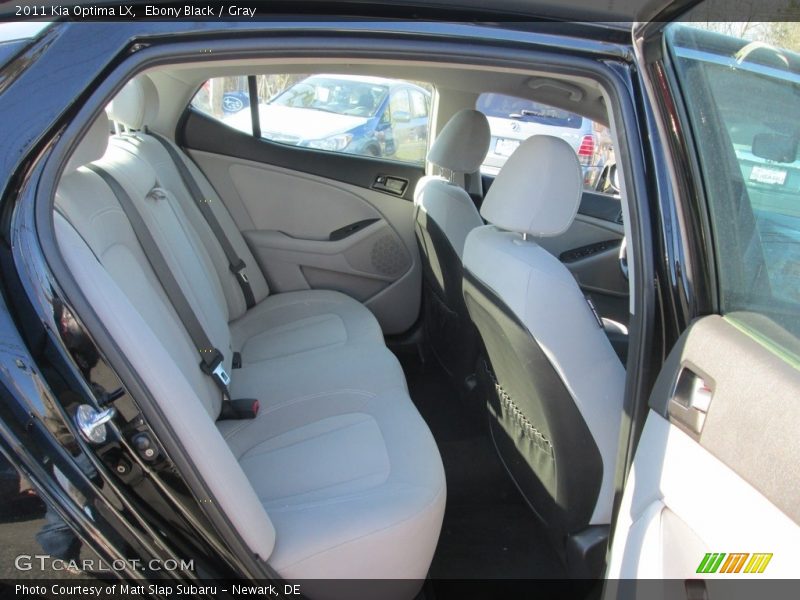 Ebony Black / Gray 2011 Kia Optima LX
