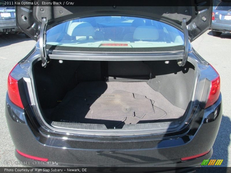 Ebony Black / Gray 2011 Kia Optima LX