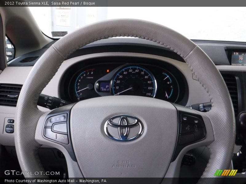 Salsa Red Pearl / Bisque 2012 Toyota Sienna XLE