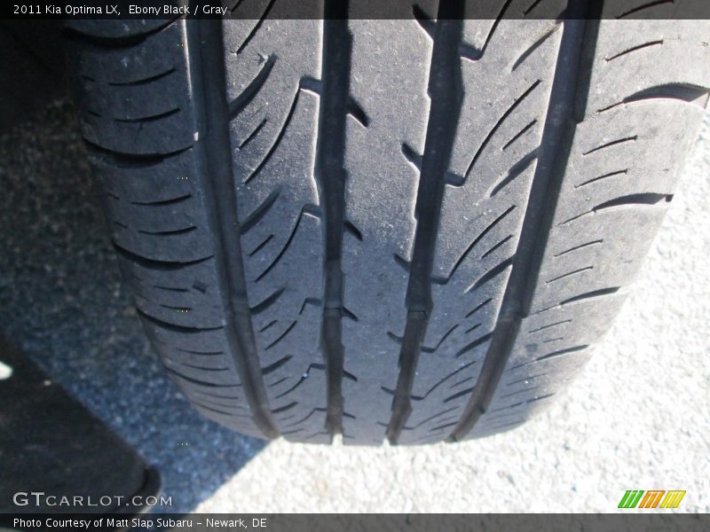 Ebony Black / Gray 2011 Kia Optima LX