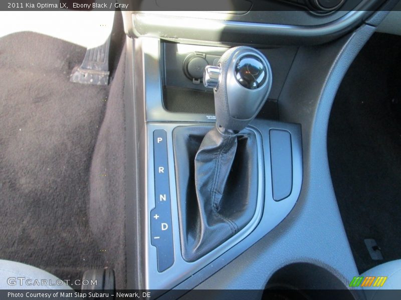 Ebony Black / Gray 2011 Kia Optima LX