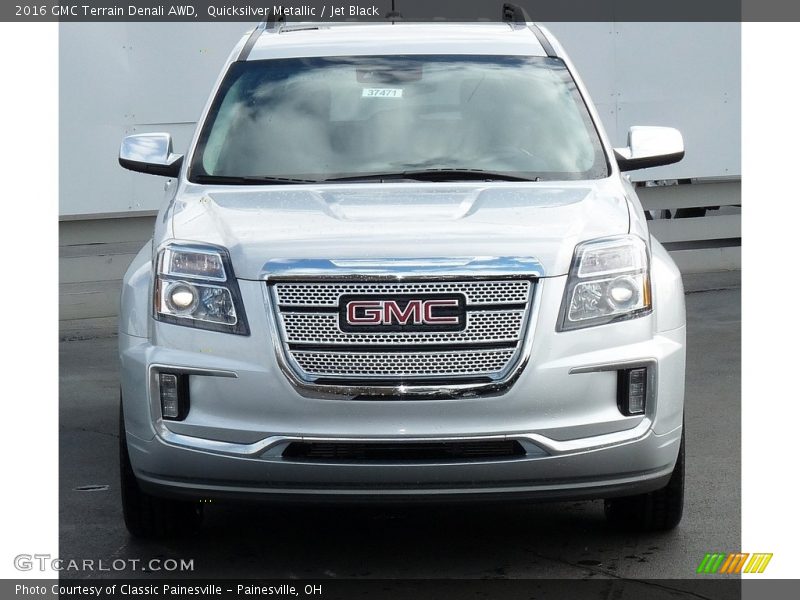 Quicksilver Metallic / Jet Black 2016 GMC Terrain Denali AWD