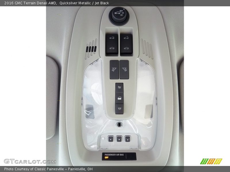 Quicksilver Metallic / Jet Black 2016 GMC Terrain Denali AWD