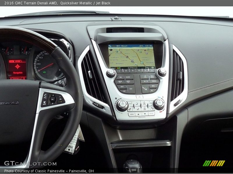 Quicksilver Metallic / Jet Black 2016 GMC Terrain Denali AWD