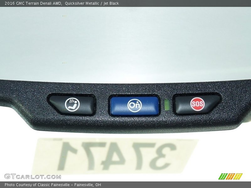 Quicksilver Metallic / Jet Black 2016 GMC Terrain Denali AWD