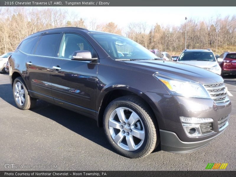 Tungsten Metallic / Ebony 2016 Chevrolet Traverse LT AWD