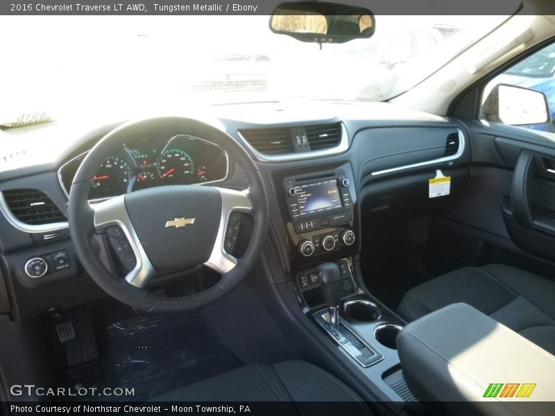 Tungsten Metallic / Ebony 2016 Chevrolet Traverse LT AWD