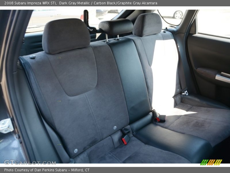 Dark Gray Metallic / Carbon Black/Graphite Gray Alcantara 2008 Subaru Impreza WRX STi