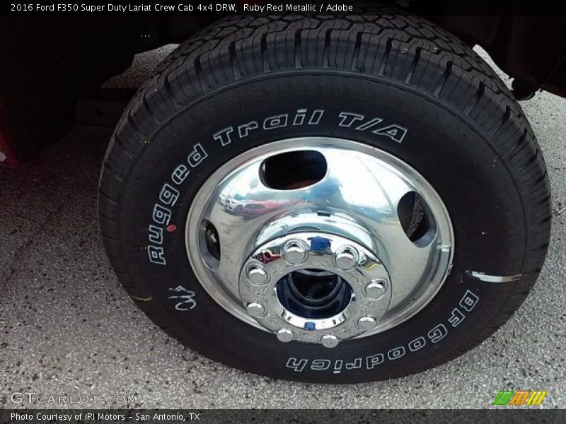 Ruby Red Metallic / Adobe 2016 Ford F350 Super Duty Lariat Crew Cab 4x4 DRW