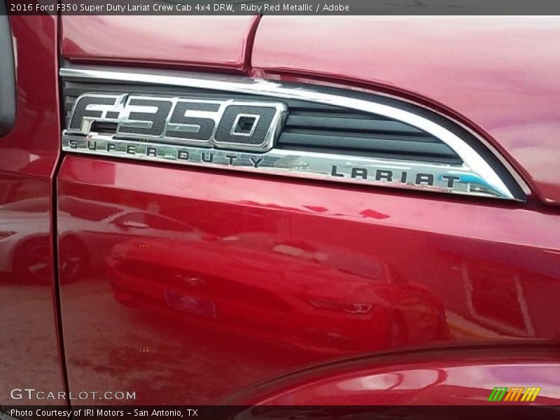 Ruby Red Metallic / Adobe 2016 Ford F350 Super Duty Lariat Crew Cab 4x4 DRW