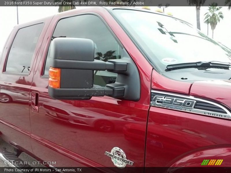 Ruby Red Metallic / Adobe 2016 Ford F350 Super Duty Lariat Crew Cab 4x4 DRW